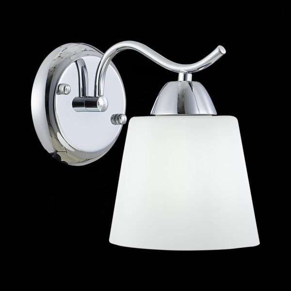 SLE103901-01 Бра Хром/Белый E27 1*60W LIADA — изображение 3