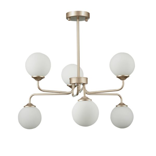 SLE106203-06 Светильник подвесной ST-Luce Золотистый/Белый G9 LED 6*5W REDJINO — изображение 2