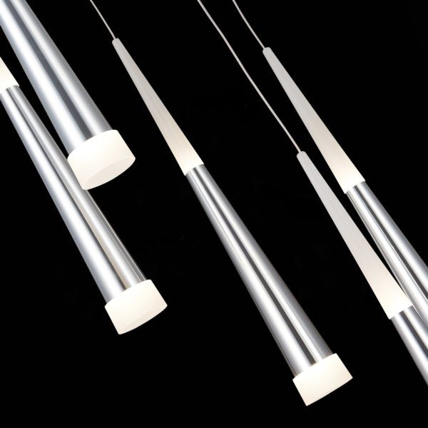 SLE200113-05 Светильник подвесной Хром/Хром, Белый LED 5*7W 4000K ORPELO — изображение 6
