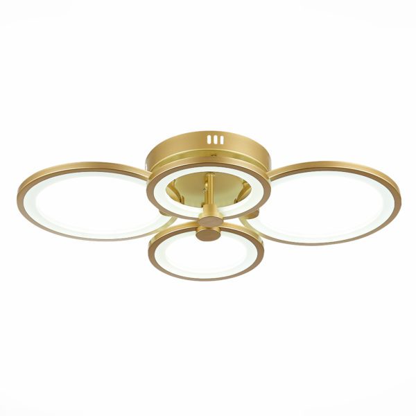 SLE200322-04 Светильник потолочный Золотистый/Белый LED 1*100W 3000-6000K LETO — изображение 2