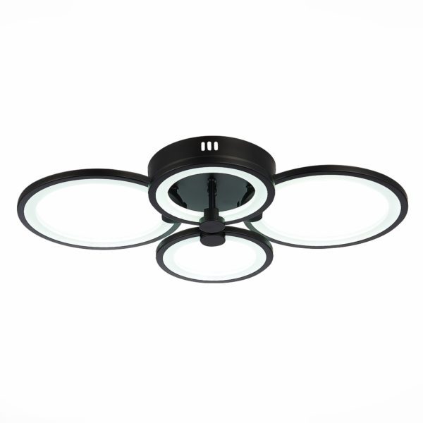 SLE200342-04 Светильник потолочный Черный/Белый LED 1*100W 3000-6000K LETO — изображение 3