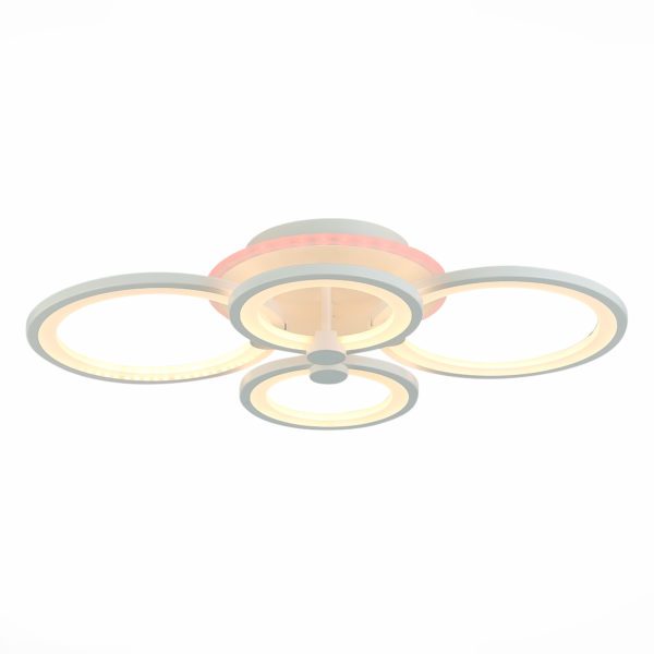 SLE200352-04RGB Светильник потолочный Белый/Белый LED 1*100W RGB 8W 3000-6000K LETO — изображение 2