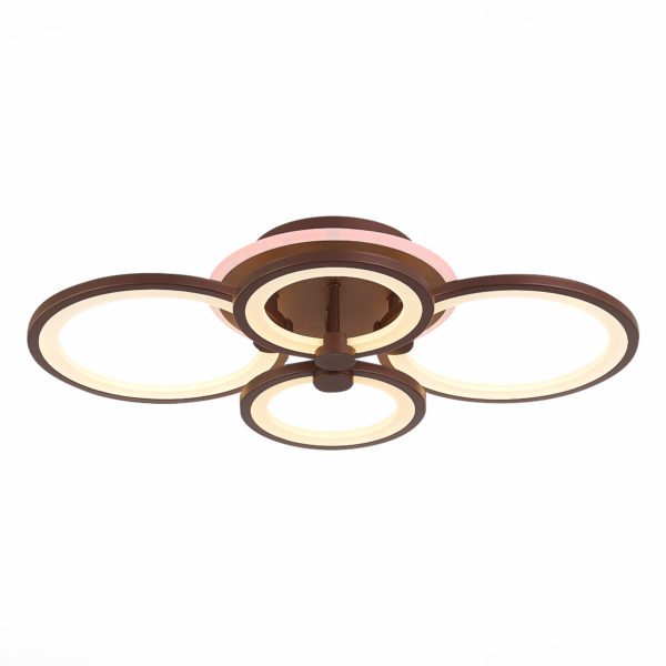 SLE200372-04RGB Светильник потолочный Кофейный/Белый LED 1*100W RGB 8W 3000-6000K LETO — изображение 3