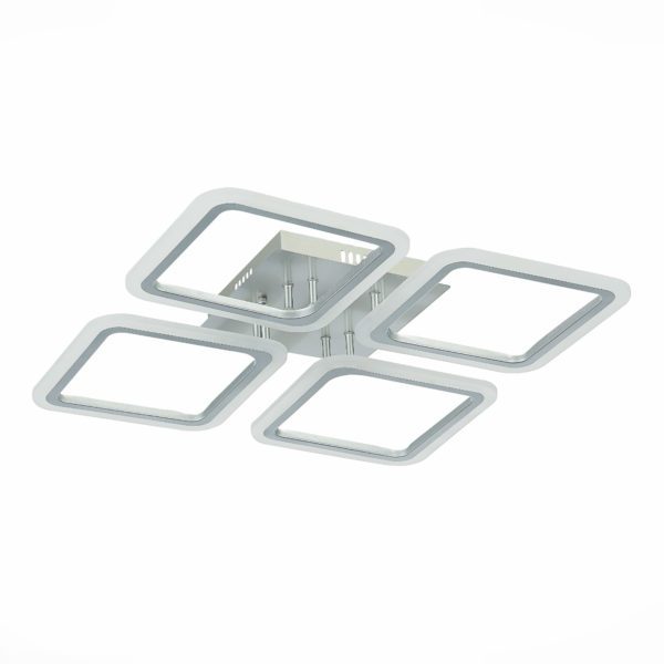 SLE200492-04 Светильник потолочный Серебристый/Белый LED 1*112W 3000-6000K QUTRO — изображение 4