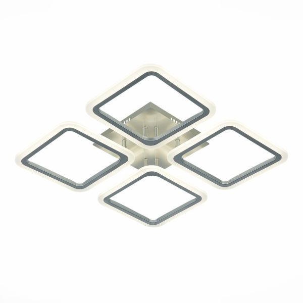SLE200492-04 Светильник потолочный Серебристый/Белый LED 1*112W 3000-6000K QUTRO — изображение 6