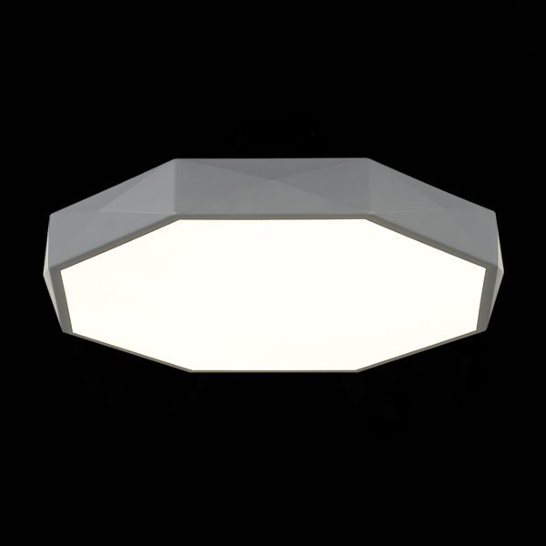 SLE200872-01 Светильник потолочный Серый/Белый LED 1*45W 3000K/4000K/6000K RONDO — изображение 5