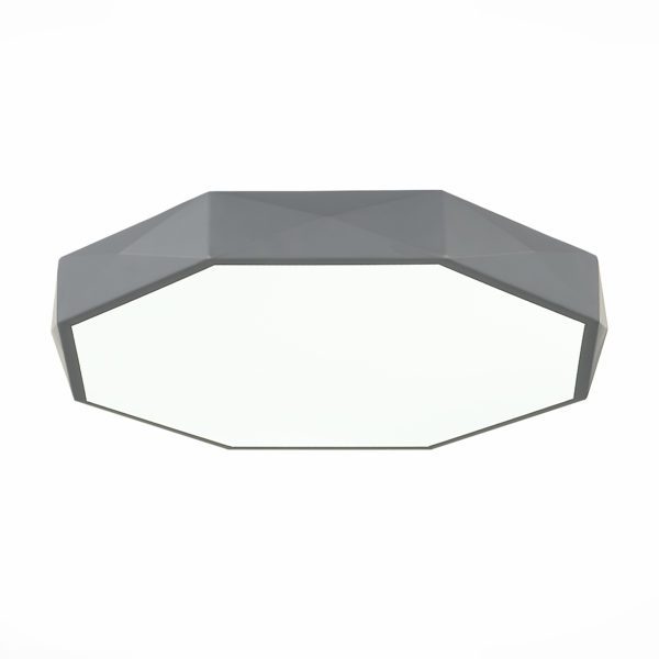 SLE200872-01 Светильник потолочный Серый/Белый LED 1*45W 3000K/4000K/6000K RONDO — изображение 3