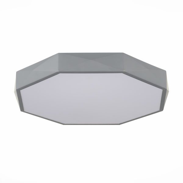SLE200872-01 Светильник потолочный Серый/Белый LED 1*45W 3000K/4000K/6000K RONDO — изображение 4