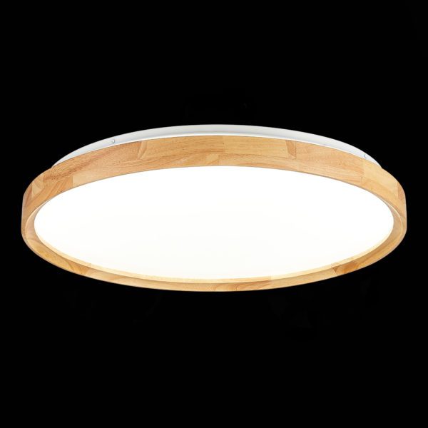 SLE201382-01 Светильник потолочный Светлое дерево/Белый LED 1*40W 3000K/4000K/6000K DELIA — изображение 5