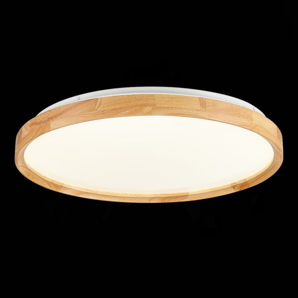 SLE201382-01 Светильник потолочный Светлое дерево/Белый LED 1*40W 3000K/4000K/6000K DELIA — изображение 6