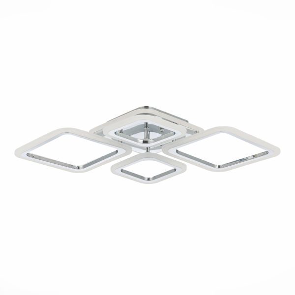 SLE500112-04RGB Светильник потолочный Хром/Белый LED 1*88W RGB 8W 3000-6000K SAMURO — изображение 4