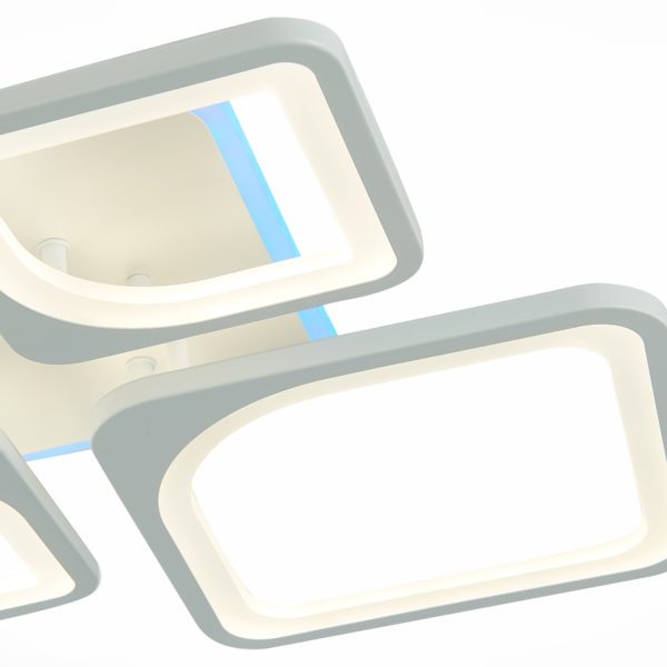 SLE500352-04RGB Светильник потолочный Белый/Белый LED 1*112W RGB 8W 3000-6000K GIURA — изображение 5