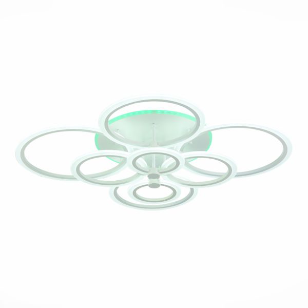 SLE500552-08RGB Светильник потолочный Белый/Белый LED 1*212W RGB 15W 3000-6000K CERINA — изображение 3