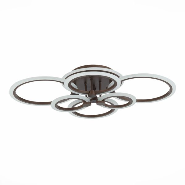 SLE500572-06RGB Светильник потолочный Кофейный/Белый LED 1*132W RGB 8W 3000-6000K CERINA — изображение 4