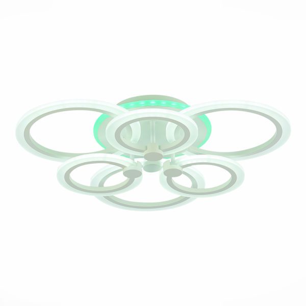 SLE500652-06RGB Светильник потолочный Белый/Белый LED 1*108W RGB 8W 3000-6000K CERINA — изображение 3