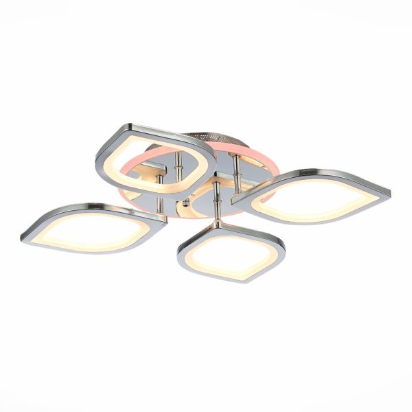 SLE501012-04RGB Светильник потолочный Хром/Белый LED 1*80W RGB 7W 3000-6000K RITA — изображение 2