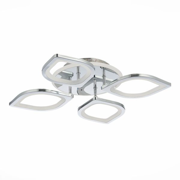 SLE501012-04RGB Светильник потолочный Хром/Белый LED 1*80W RGB 7W 3000-6000K RITA — изображение 4