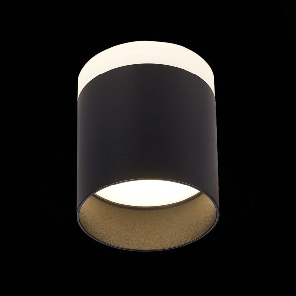 ST102.442.12 Светильник потолочный Черный LED 1*12W 4000K 936Lm Ra>80 120° IP20 D100xH90 170-240V ST102 — изображение 3