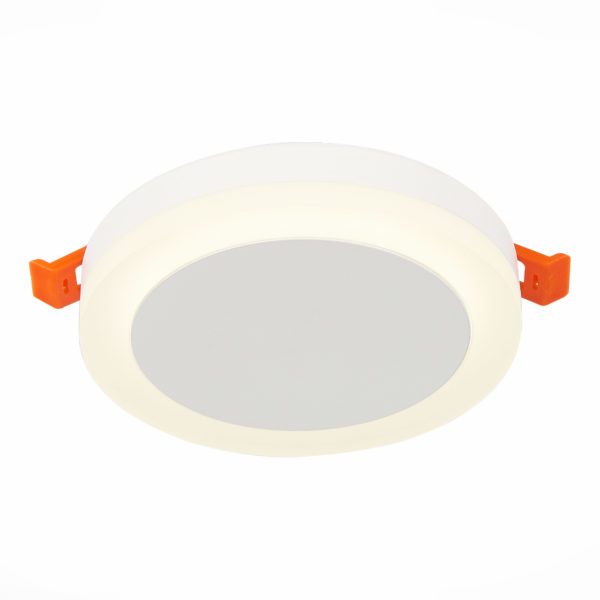 ST104.542.06 Светильник потолочный Белый LED 1*6W 4000K 468Lm Ra>80 120° IP20 D110xH20 170-240V ST104