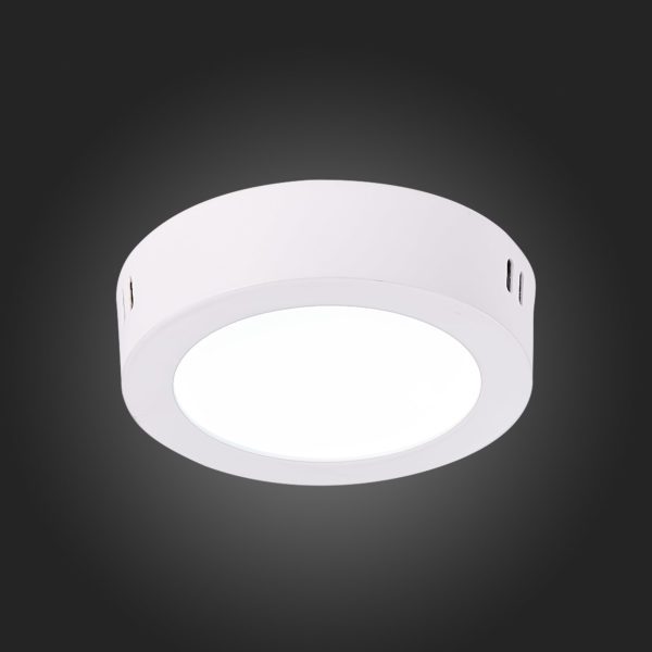 ST112.532.06 Светильник настенно-потолочный Белый LED 1*6W 3000K 330Lm Ra80 120° IP20 D110xH28 90-265V ST112 — изображение 5
