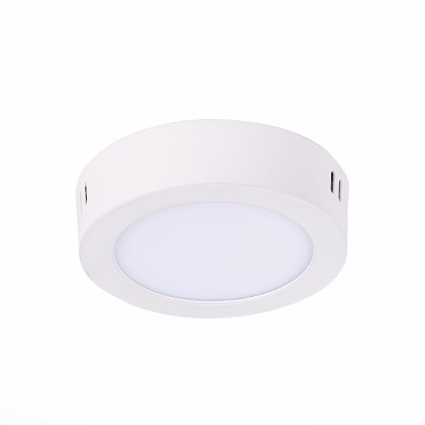 ST112.532.06 Светильник настенно-потолочный Белый LED 1*6W 3000K 330Lm Ra80 120° IP20 D110xH28 90-265V ST112 — изображение 2