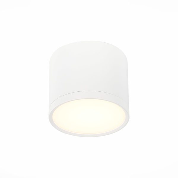 ST113.532.09 Светильник потолочный Белый LED 1*9W 3000K 702Lm Ra>80 120° IP20 D88xH75 170-240V ST113