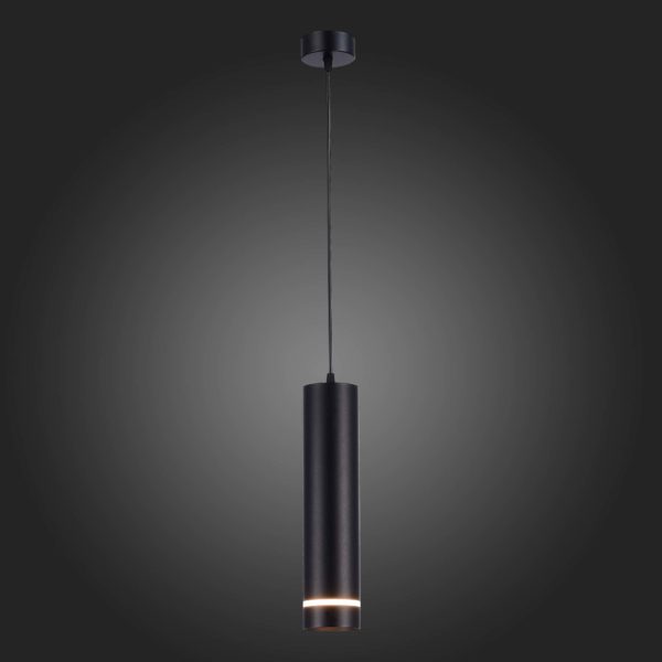 ST115.433.12 Светильник подвесной Черный LED 1*12W 3000K 936Lm Ra>90 120° IP20 D80xH300 165-265V ST115 — изображение 5