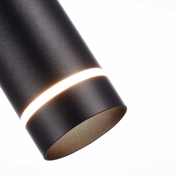 ST115.443.12 Светильник подвесной Черный LED 1*12W 4000K 936Lm Ra>90 120° IP20 D80xH300 165-265V ST115 — изображение 3