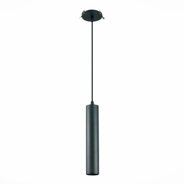 ST151.408.01 Встраиваемый  подвес Черный GU10 1*50W  IP20 D54xH290 220V Без ламп ST151 — изображение 2
