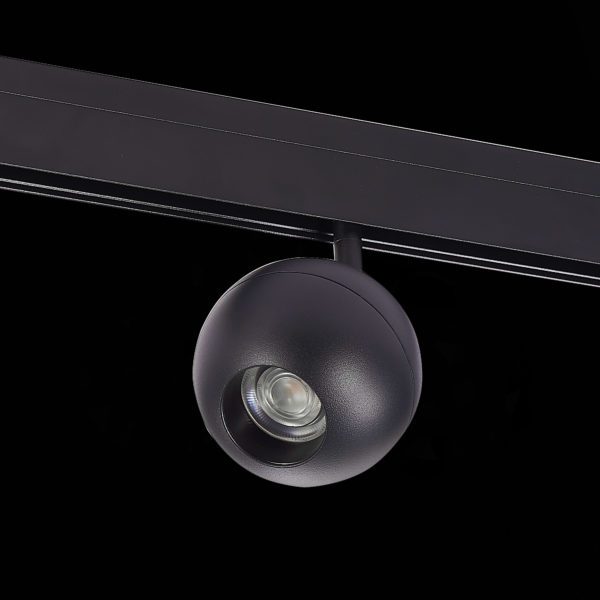 ST354.436.12 Магнитный трековый светильник Черный LED 1*12W 3000K 680Lm Ra>80 36° IP20 L120xW100xH195 48V ST354 — изображение 5