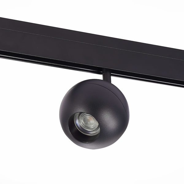 ST354.436.12 Магнитный трековый светильник Черный LED 1*12W 3000K 680Lm Ra>80 36° IP20 L120xW100xH195 48V ST354 — изображение 2