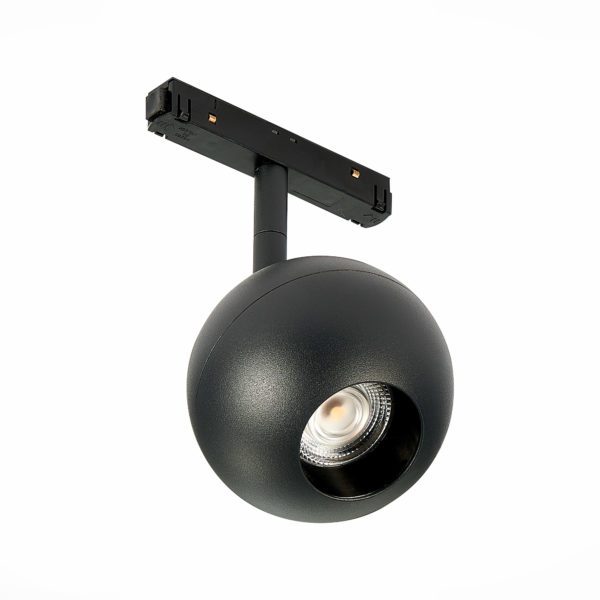 ST354.436.12 Магнитный трековый светильник Черный LED 1*12W 3000K 680Lm Ra>80 36° IP20 L120xW100xH195 48V ST354 — изображение 3