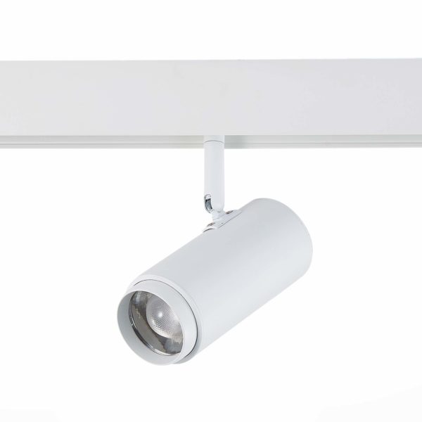ST357.536.06 Магнитный трековый светильник ZOOM Белый LED 1*6W 3000K 667Lm Ra>90 10-60° IP20 L137xW59xH178 48V ST357 ZOOM — изображение 2