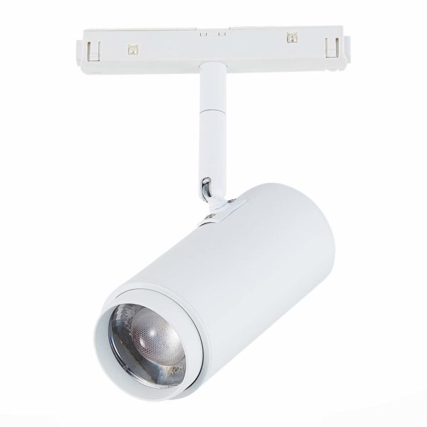 ST357.536.06 Магнитный трековый светильник ZOOM Белый LED 1*6W 3000K 667Lm Ra>90 10-60° IP20 L137xW59xH178 48V ST357 ZOOM — изображение 3