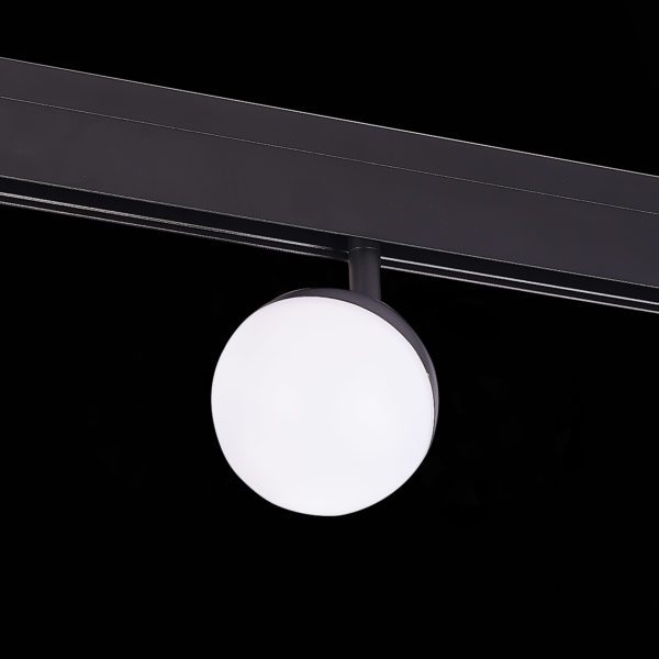 ST358.446.07 Магнитный трековый светильник Черный LED 1*7W 4000K 520Lm Ra>80 120° IP20 L120xW90xH192 48V ST358 — изображение 5
