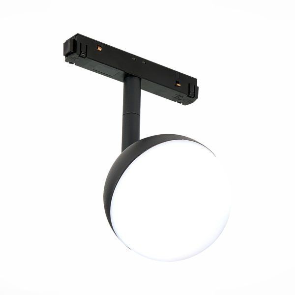 ST358.446.07 Магнитный трековый светильник Черный LED 1*7W 4000K 520Lm Ra>80 120° IP20 L120xW90xH192 48V ST358 — изображение 3