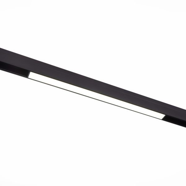 ST360.436.12 Магнитный трековый светильник Черный LED 1*12W 3000K 780Lm Ra>90 120 IP20 L406xW22xH44 48V ST360