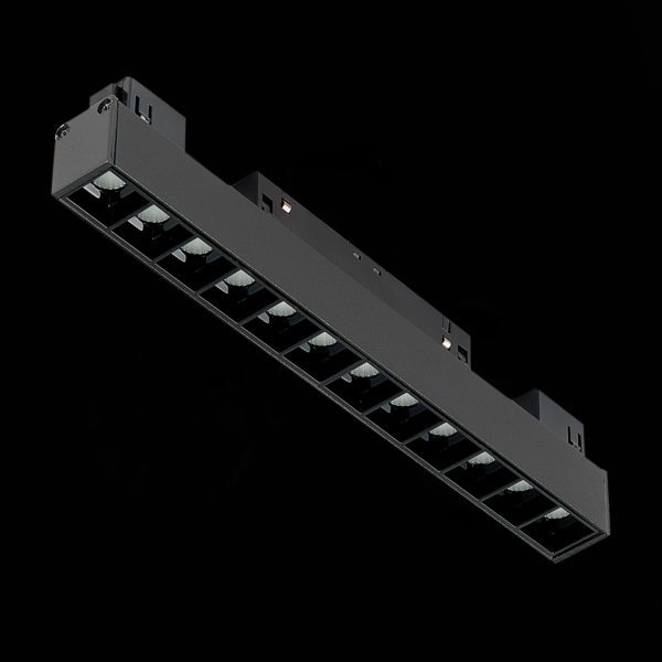 ST361.446.12 Магнитный трековый светильник Черный LED 1*12W 4000K 1 009Lm Ra>90 36° IP20 L222xW22xH44 48V ST361 — изображение 6