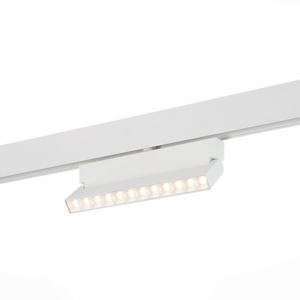 ST362.536.12 Магнитный трековый светильник белый LED 1*12W 3000K 1 009Lm Ra>80 36° IP20 L219xW22xH134 48V ST362