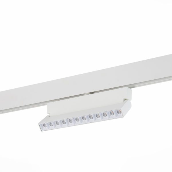 ST362.536.12 Магнитный трековый светильник белый LED 1*12W 3000K 1 009Lm Ra>80 36° IP20 L219xW22xH134 48V ST362 — изображение 2
