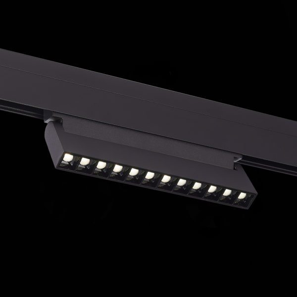 ST364.446.12 Магнитный трековый светильник Черный LED 1*12W 4000K 1 009Lm Ra>90 36° IP20 L219xW22xH108 48V ST364 — изображение 4