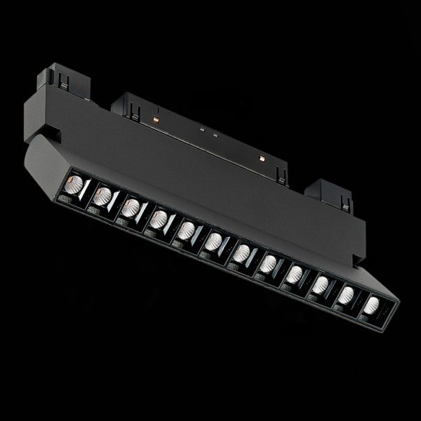ST364.446.12 Магнитный трековый светильник Черный LED 1*12W 4000K 1 009Lm Ra>90 36° IP20 L219xW22xH108 48V ST364 — изображение 6