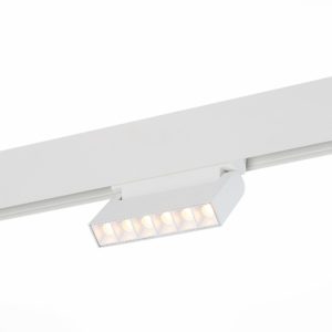 ST364.536.06 Магнитный трековый светильник белый LED 1*6W 3000K 532Lm Ra>80 36° IP20 L120xW22xH108 48V ST364