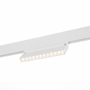 ST364.536.12 Магнитный трековый светильник белый LED 1*12W 3000K 1 009Lm Ra>80 36° IP20 L219xW22xH108 48V ST364