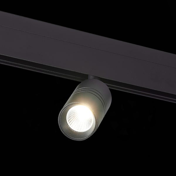 ST365.446.07 Магнитный трековый светильник Черный LED 1*7W 4000K 595Lm Ra>90 36° IP20 L-xW44xH90 48V ST365 — изображение 4