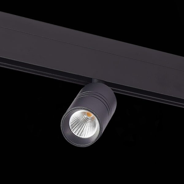 ST365.446.07 Магнитный трековый светильник Черный LED 1*7W 4000K 595Lm Ra>90 36° IP20 L-xW44xH90 48V ST365 — изображение 5