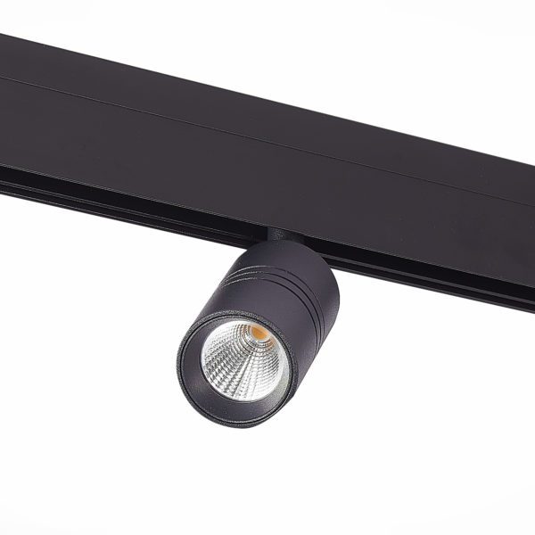 ST365.446.07 Магнитный трековый светильник Черный LED 1*7W 4000K 595Lm Ra>90 36° IP20 L-xW44xH90 48V ST365 — изображение 2