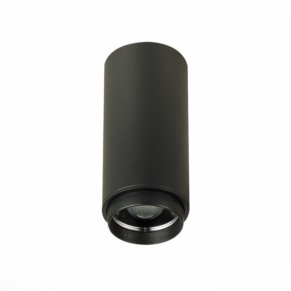 ST600.442.10 Светильник потолочный Zoom Черный LED 1*10W 4000K 1 000Lm Ra>80 15-60° IP20 D59xH130 170-240VV ST600 ZOOM — изображение 2