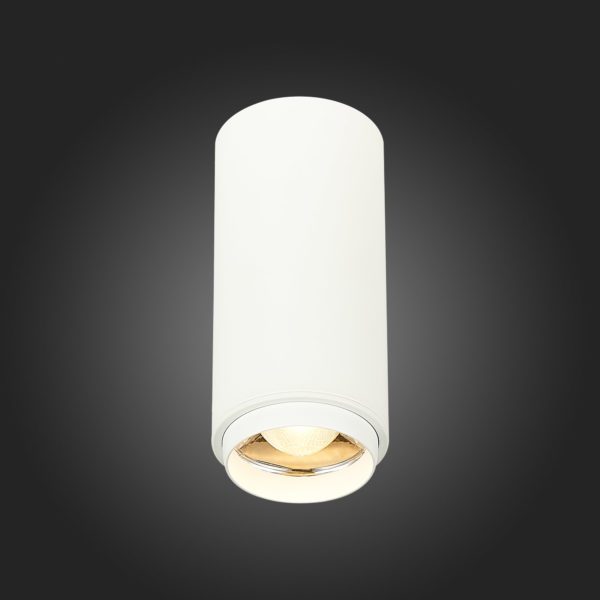 ST600.532.10 Светильник потолочный Zoom Белый LED 1*10W 3000K 1 000Lm Ra>80 15-60° IP20 D59xH130 170-240VV ST600 ZOOM — изображение 5