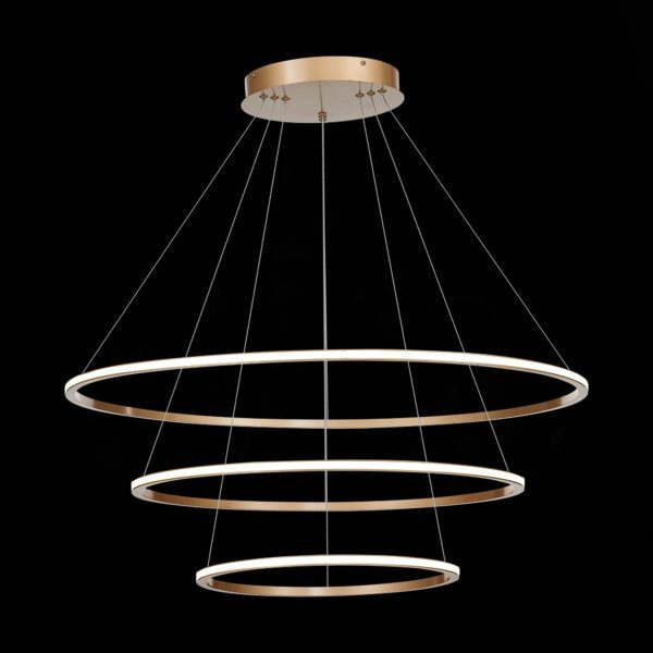 ST604.243.114 Светильник подвесной ST-Luce Золотистый/Белый LED 1*114W 4000K ST604 OUT — изображение 3